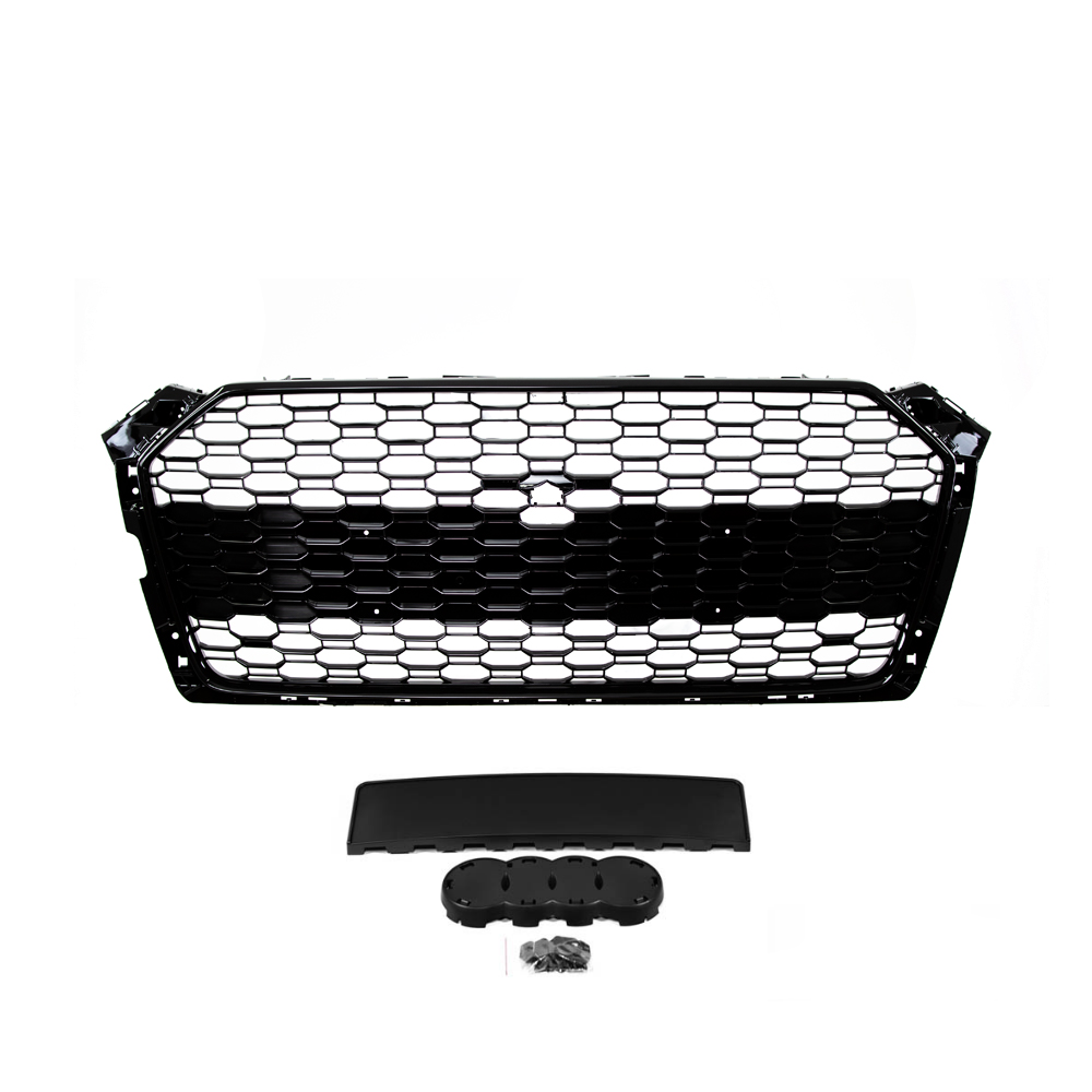 A5  (2017-2020) Honeycomb Grille - Gloss Black